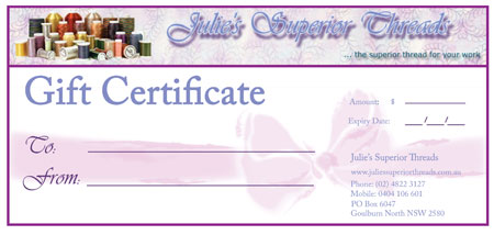 gift certificate
